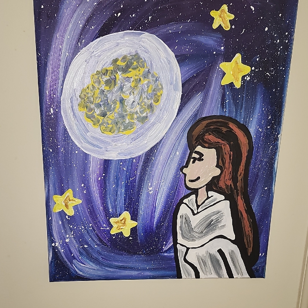 Starry Night wishing stars